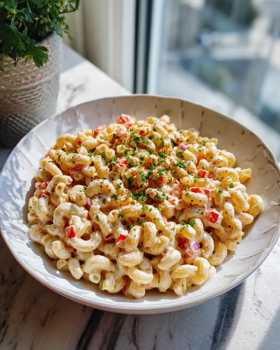 Final dish - Spice Up Your Summer with a Zesty Fiesta Macaroni Salad