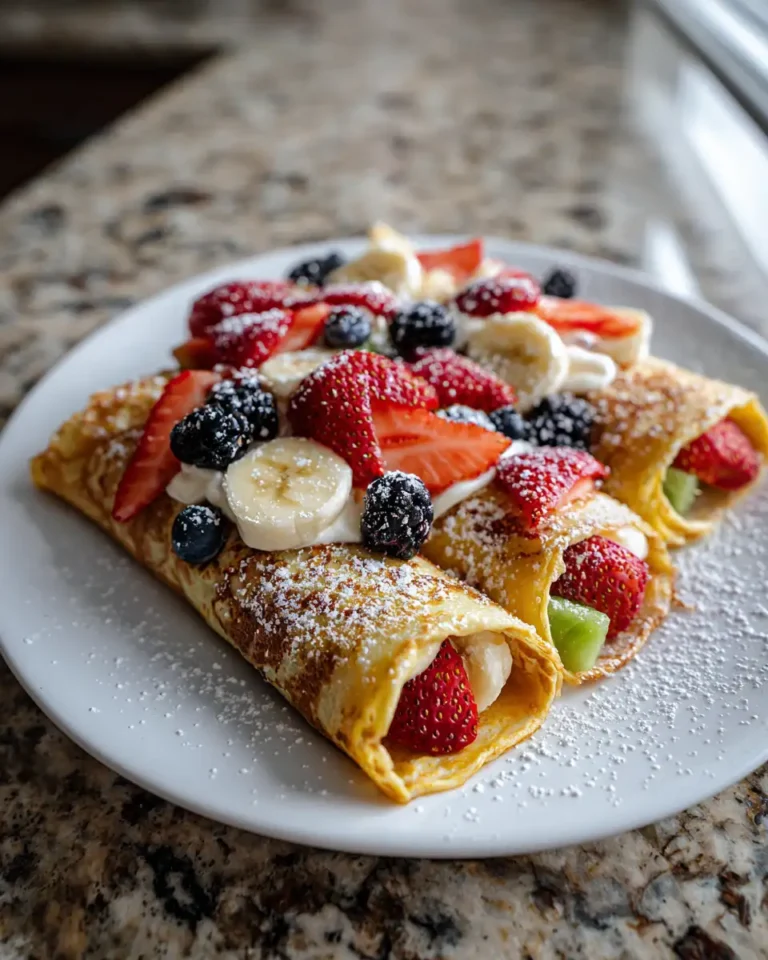 Delightful Fresh Fruit Crepe Rolls to Satisfy Your Sweet Tooth - Featured Image