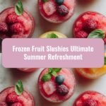 Frozen Fruit Slushies Ultimate Summer Refreshment Unleashed