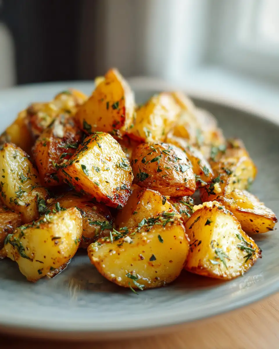 Savor the Flavor: Garlic Herb Butter Potatoes Delight 6 Final dish - Savor the Flavor: Garlic Herb Butter Potatoes Delight