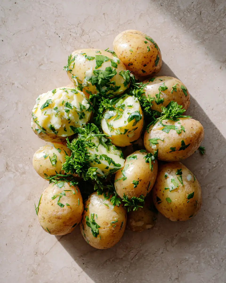 Savor the Flavor: Garlic Herb Butter Potatoes Delight 4 Ingredients for Savor the Flavor: Garlic Herb Butter Potatoes Delight