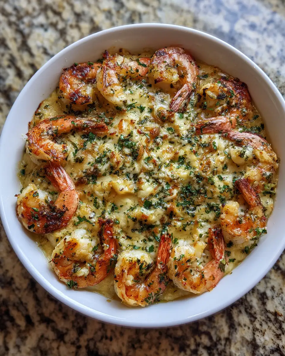 Savor the Flavor: Irresistible Garlic Parmesan Shrimp Bake 6 Final dish - Savor the Flavor: Irresistible Garlic Parmesan Shrimp Bake