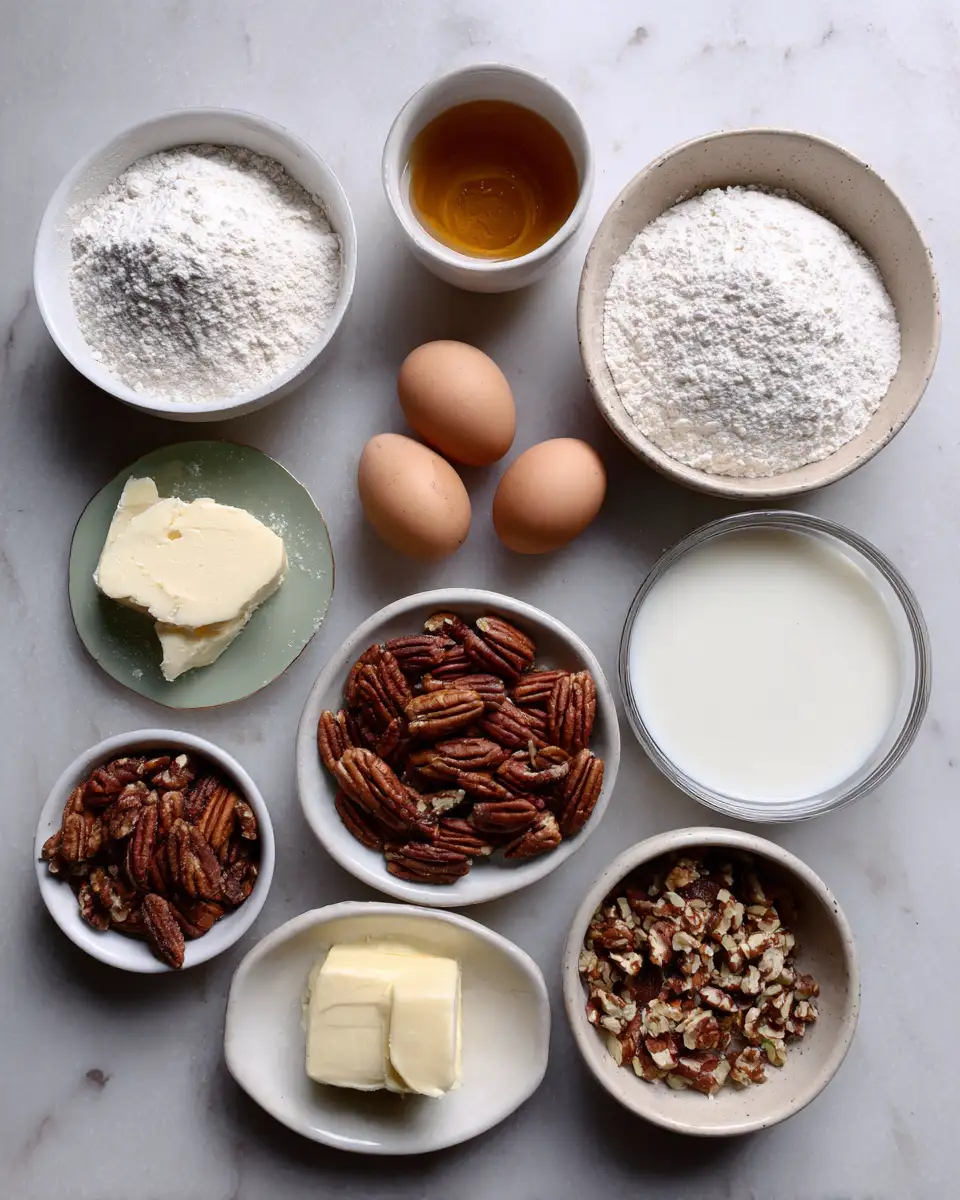Indulge in Sweet Bliss with Our Irresistible Glazed Pecan Loaf Cake 4 Ingredients for Indulge in Sweet Bliss with Our Irresistible Glazed Pecan Loaf Cake