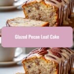 Indulge in Sweet Bliss with Our Irresistible Glazed Pecan Loaf Cake