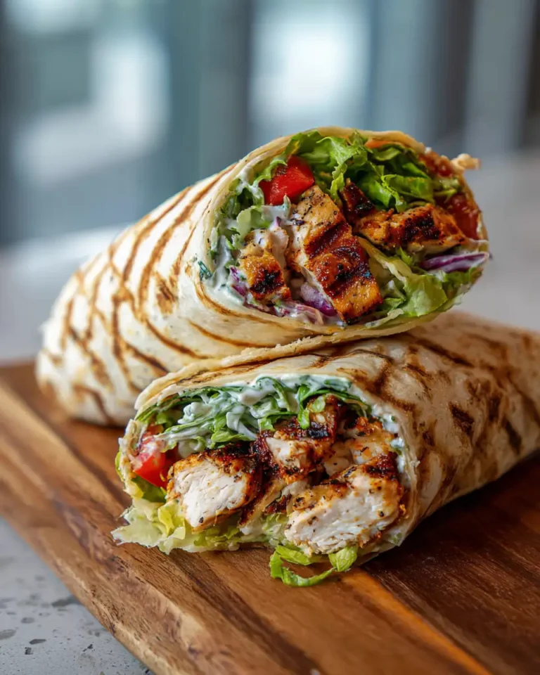 Sizzling Grilled Chicken Wraps: A Flavor-Packed Feast - Featured Image
