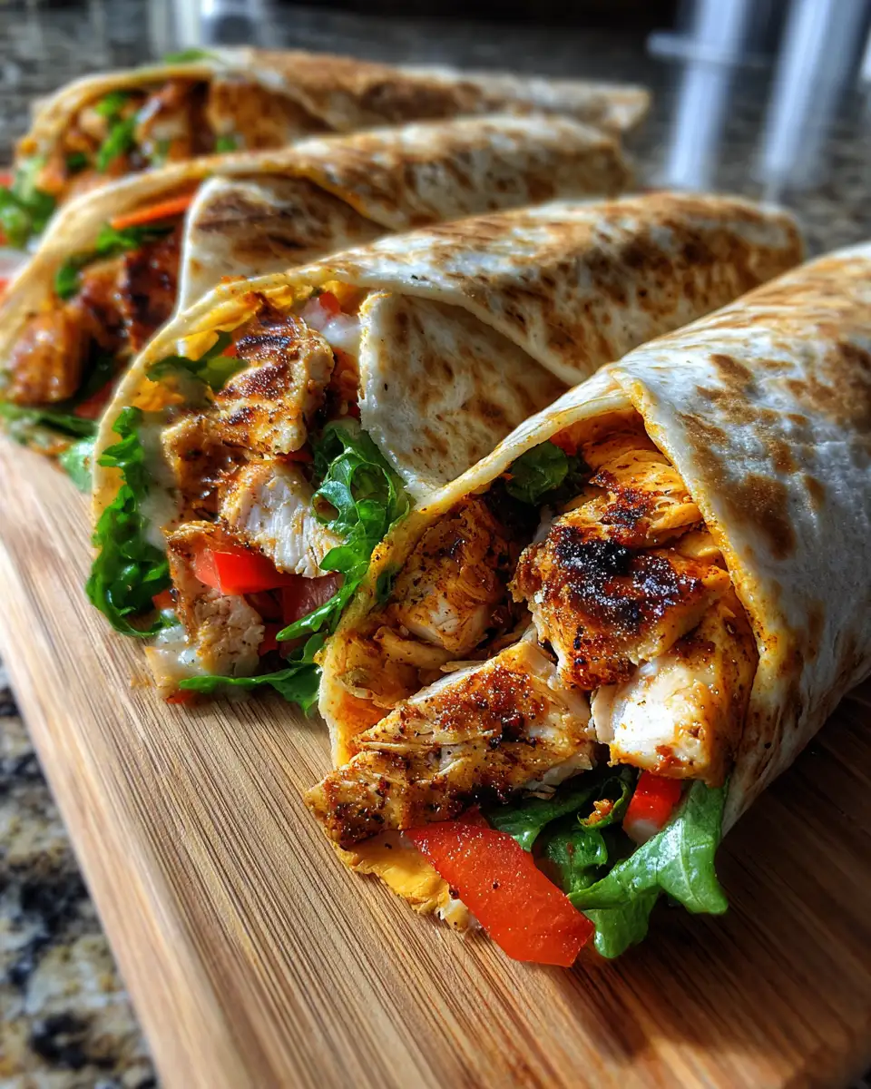 Sizzling Grilled Chicken Wraps: A Flavor-Packed Feast 6 Final dish - Sizzling Grilled Chicken Wraps: A Flavor-Packed Feast