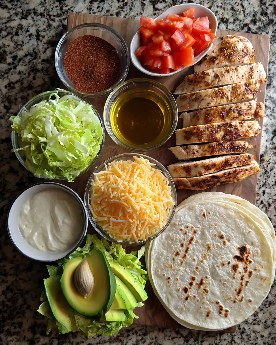 Sizzling Grilled Chicken Wraps: A Flavor-Packed Feast 4 Ingredients for Sizzling Grilled Chicken Wraps: A Flavor-Packed Feast