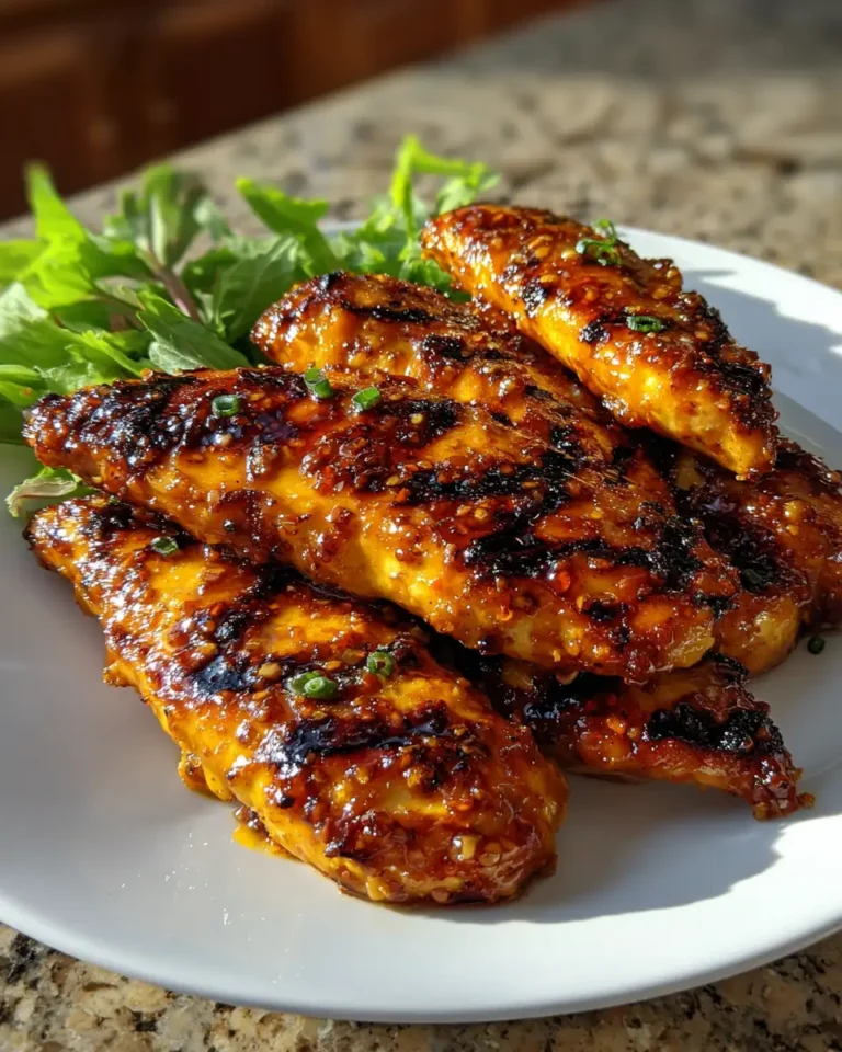Sizzle and Sweetness: Grilled Honey Mustard Chicken Tenders Delight - Featured Image