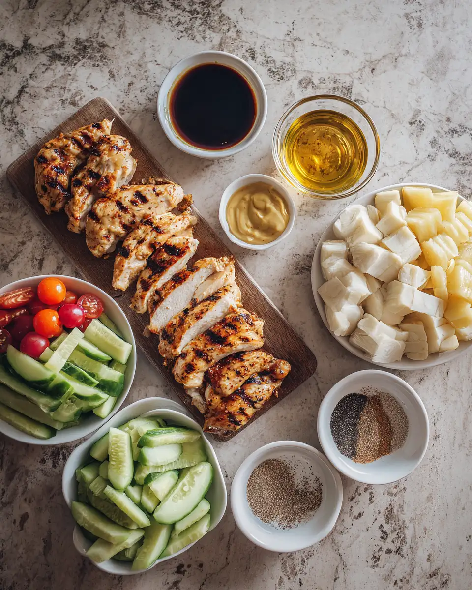 Sizzle and Sweetness: Grilled Honey Mustard Chicken Tenders Delight 4 Ingredients for Sizzle and Sweetness: Grilled Honey Mustard Chicken Tenders Delight