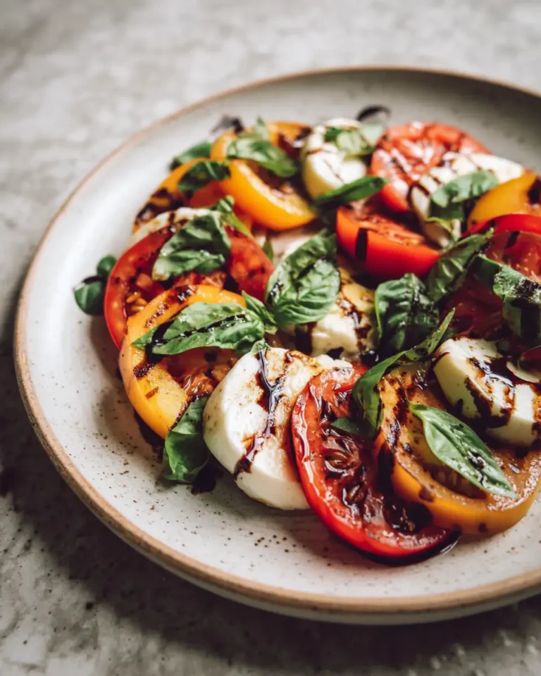 Savor Summer with a Grilled Peach Caprese Salad Twist - Featured Image