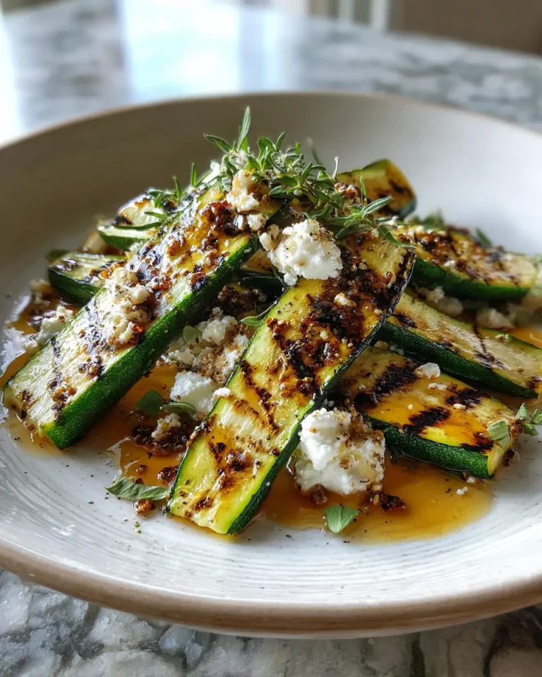 Savor Summer Flavors: Grilled Zucchini with Goat Cheese and Honey - Featured Image
