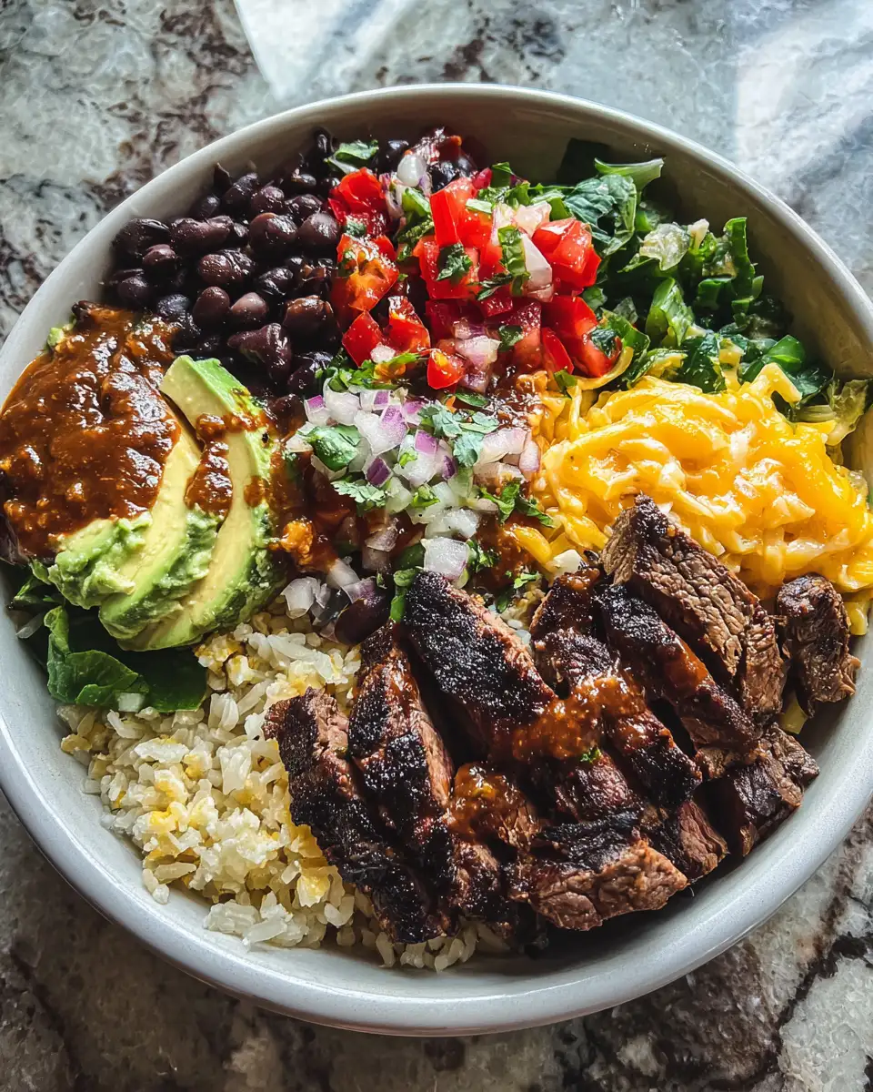 Ultimate Homemade Steak Burrito Bowl Bliss 6 Final dish - Ultimate Homemade Steak Burrito Bowl Bliss