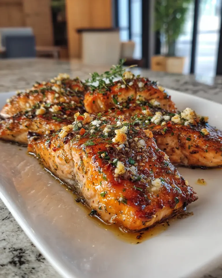 Irresistibly Delicious Honey Garlic Butter Salmon Recipe - Featured Image