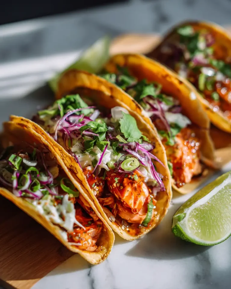 Zesty Honey Lime Salmon Tacos That Will Make Your Taste Buds Dance - Featured Image