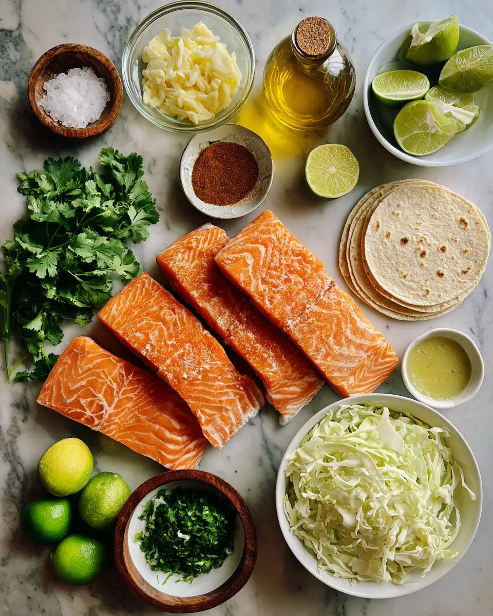 Zesty Honey Lime Salmon Tacos That Will Make Your Taste Buds Dance 4 Ingredients for Zesty Honey Lime Salmon Tacos That Will Make Your Taste Buds Dance