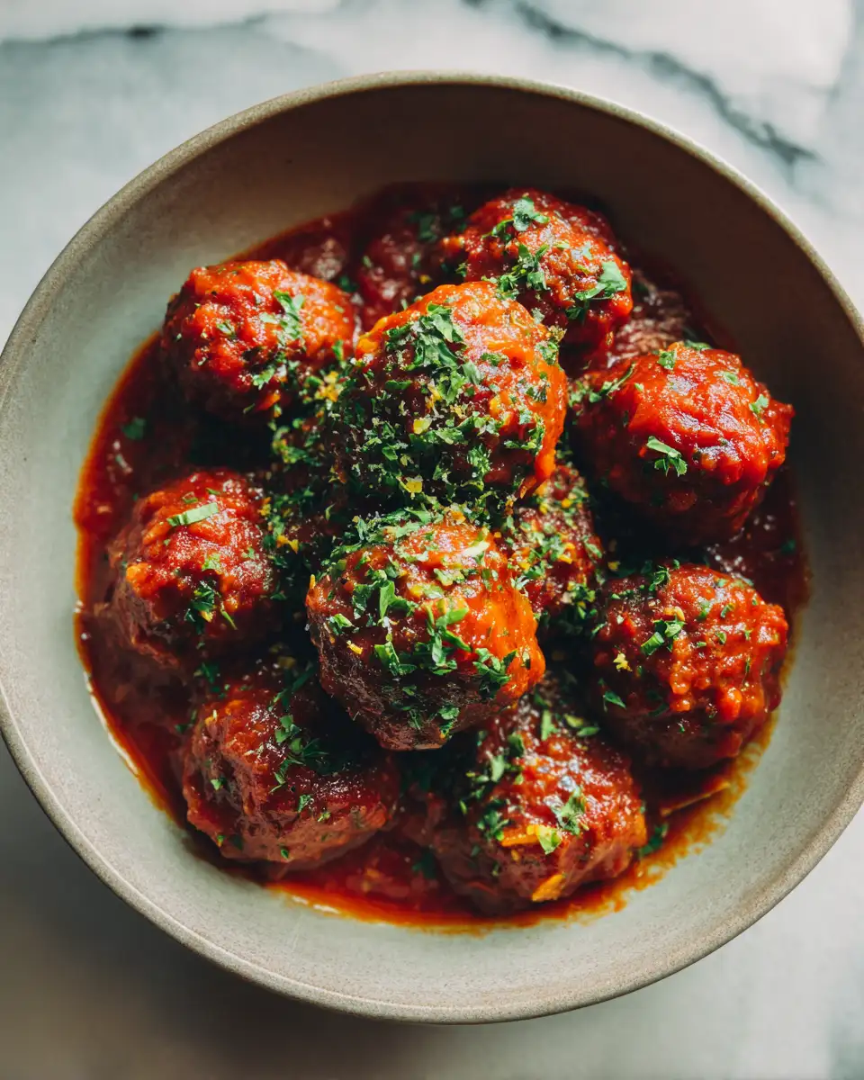 Final dish - Savor the Flavors: Italian Meatballs in Rich Tomato Sauce
