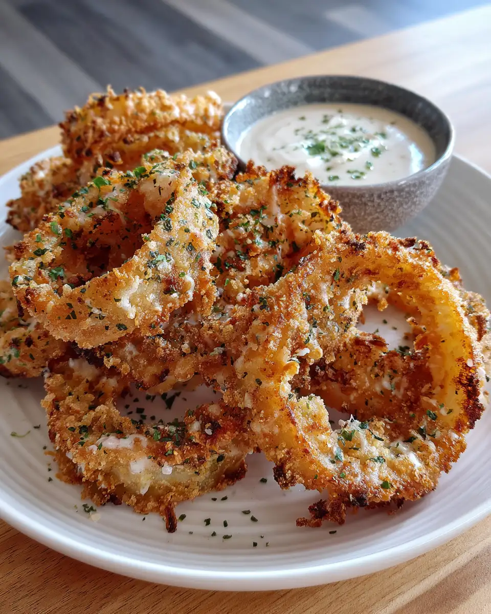Final dish - Crispy Meets Spicy: Jalapeño Popper Stuffed Onion Rings Delight