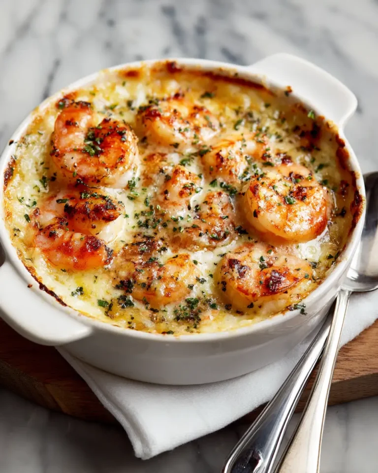 Decadent Keto Garlic Shrimp Au Gratin: A Low-Carb Delight - Featured Image
