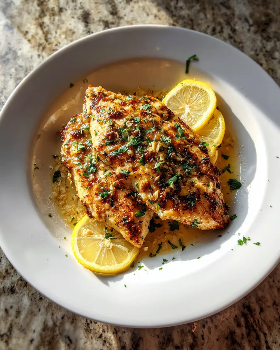 Final dish - Zesty Lemon Parmesan Chicken: A Flavorful Twist on a Classic Dish