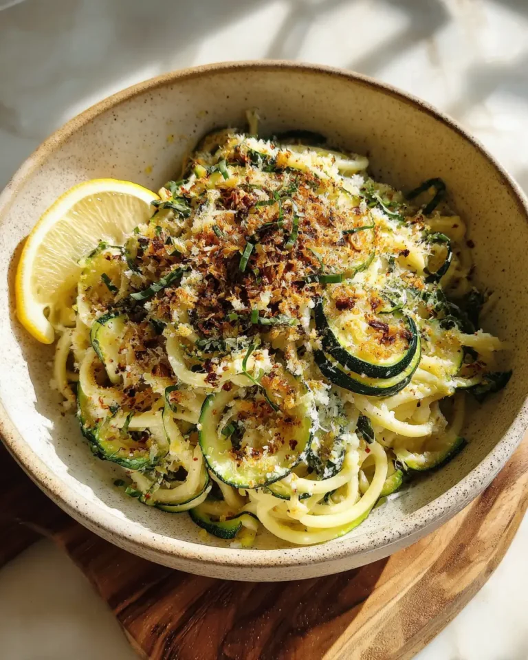 Zesty Lemon Parmesan Zucchini Pasta: A Fresh Twist on Comfort Food - Featured Image