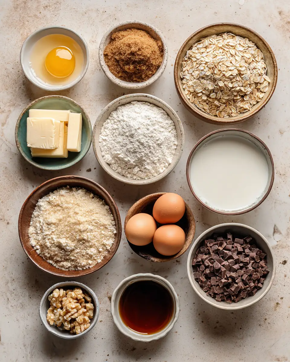 Sweet Symphony: Maple Brown Sugar Oatmeal Cookies to Satisfy Your Cravings 4 Ingredients for Sweet Symphony: Maple Brown Sugar Oatmeal Cookies to Satisfy Your Cravings