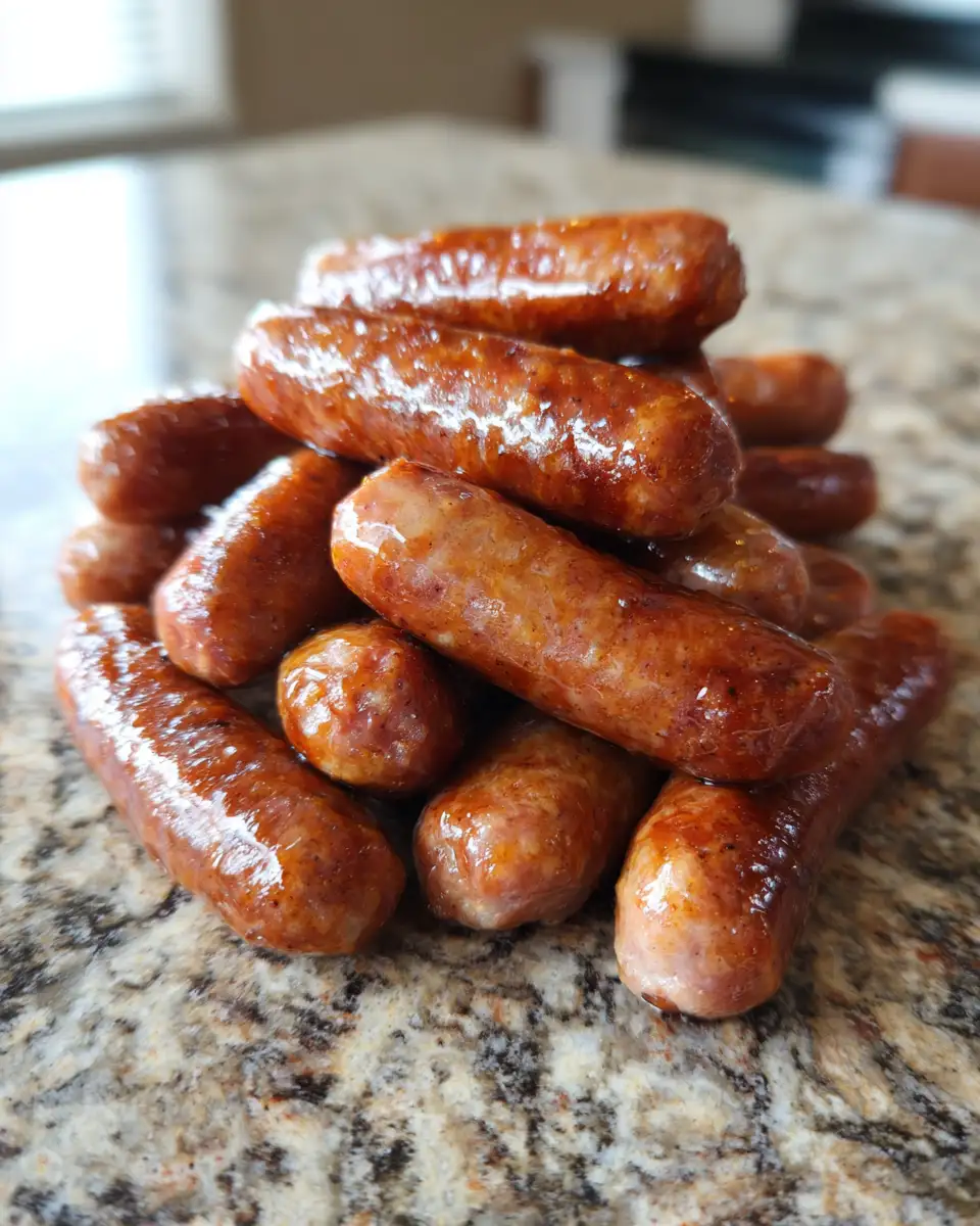 Ingredients for Irresistible Maple Glazed Sausage Bites: A Sweet and Savory Delight