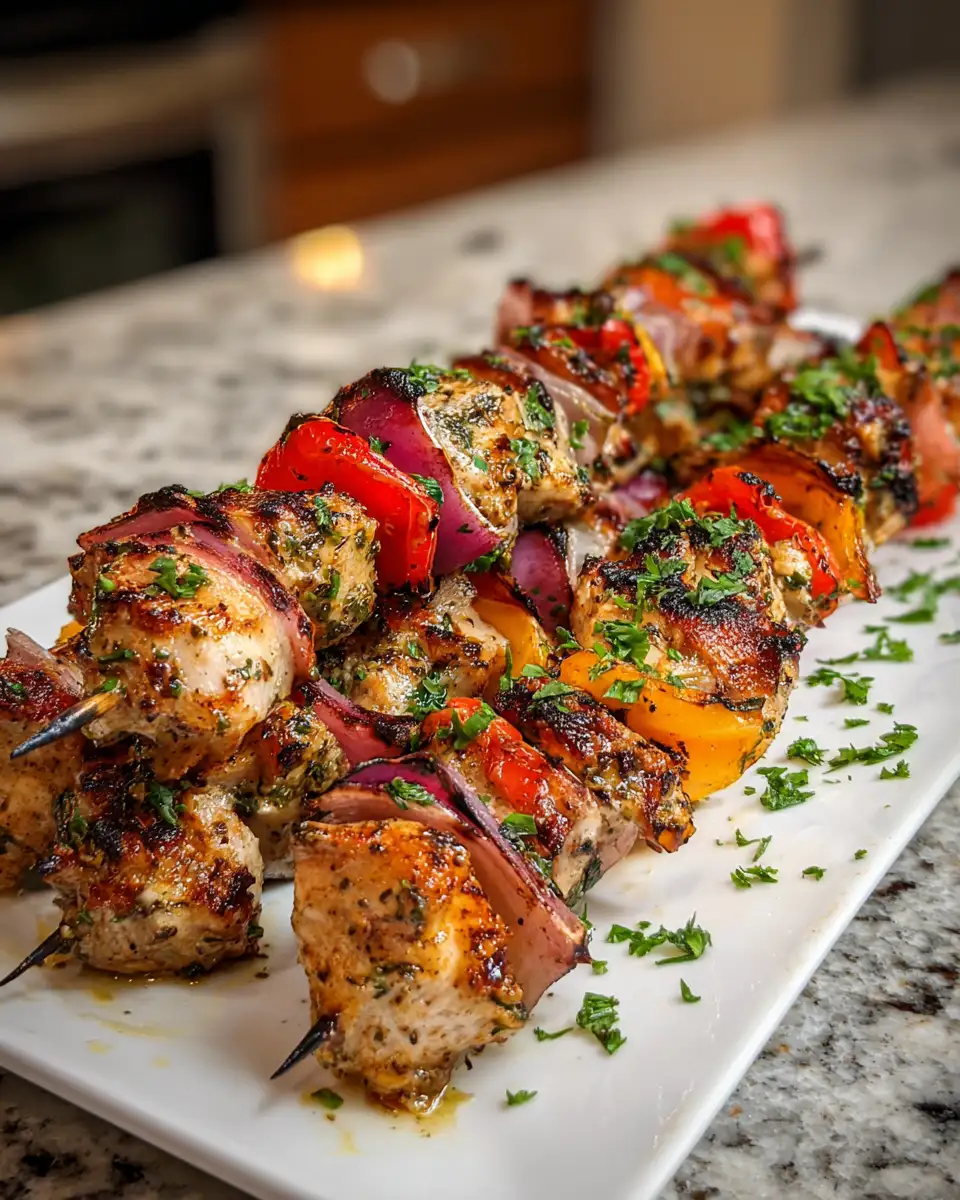 Sizzling Mediterranean Chicken Skewers: A Flavorful Journey to the Coast 6 Final dish - Sizzling Mediterranean Chicken Skewers: A Flavorful Journey to the Coast