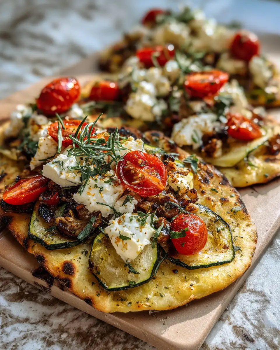 Final dish - Mediterranean Magic: Mint and Feta Stuffed Flatbreads Delight