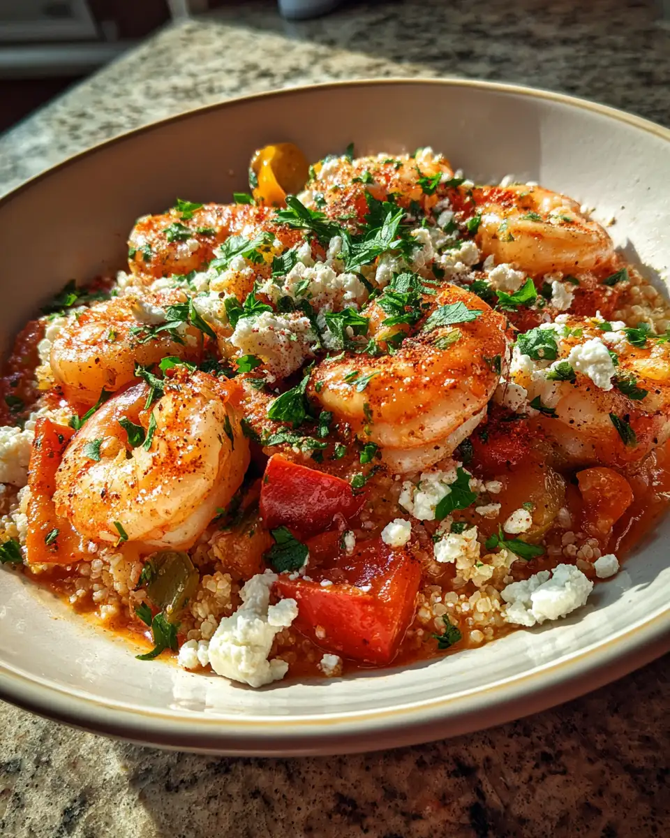 Savor the Sunshine with a Mediterranean Shrimp Bowl Delight 6 Final dish - Savor the Sunshine with a Mediterranean Shrimp Bowl Delight