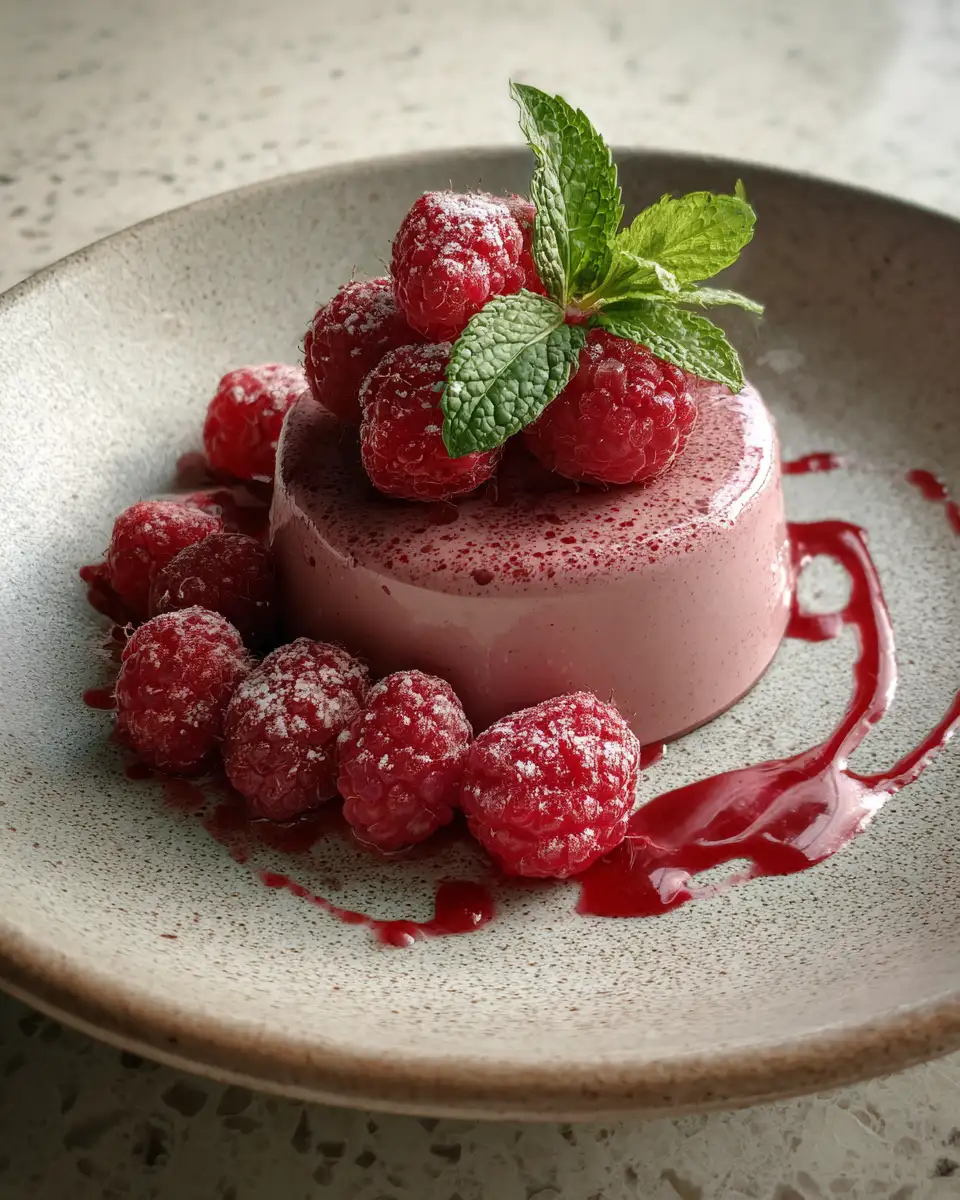 Final dish - Dreamy Raspberry Mascarpone Mousse Delight