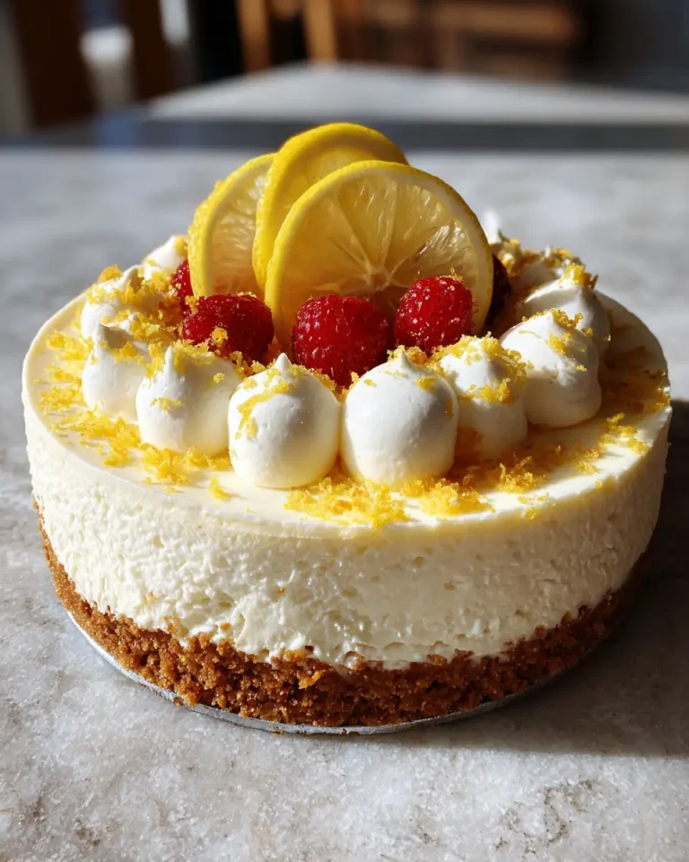 Zesty Delight: Indulge in a No-Bake Lemon Cheesecake Adventure - Featured Image