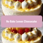 Zesty Delight: Indulge in a No-Bake Lemon Cheesecake Adventure