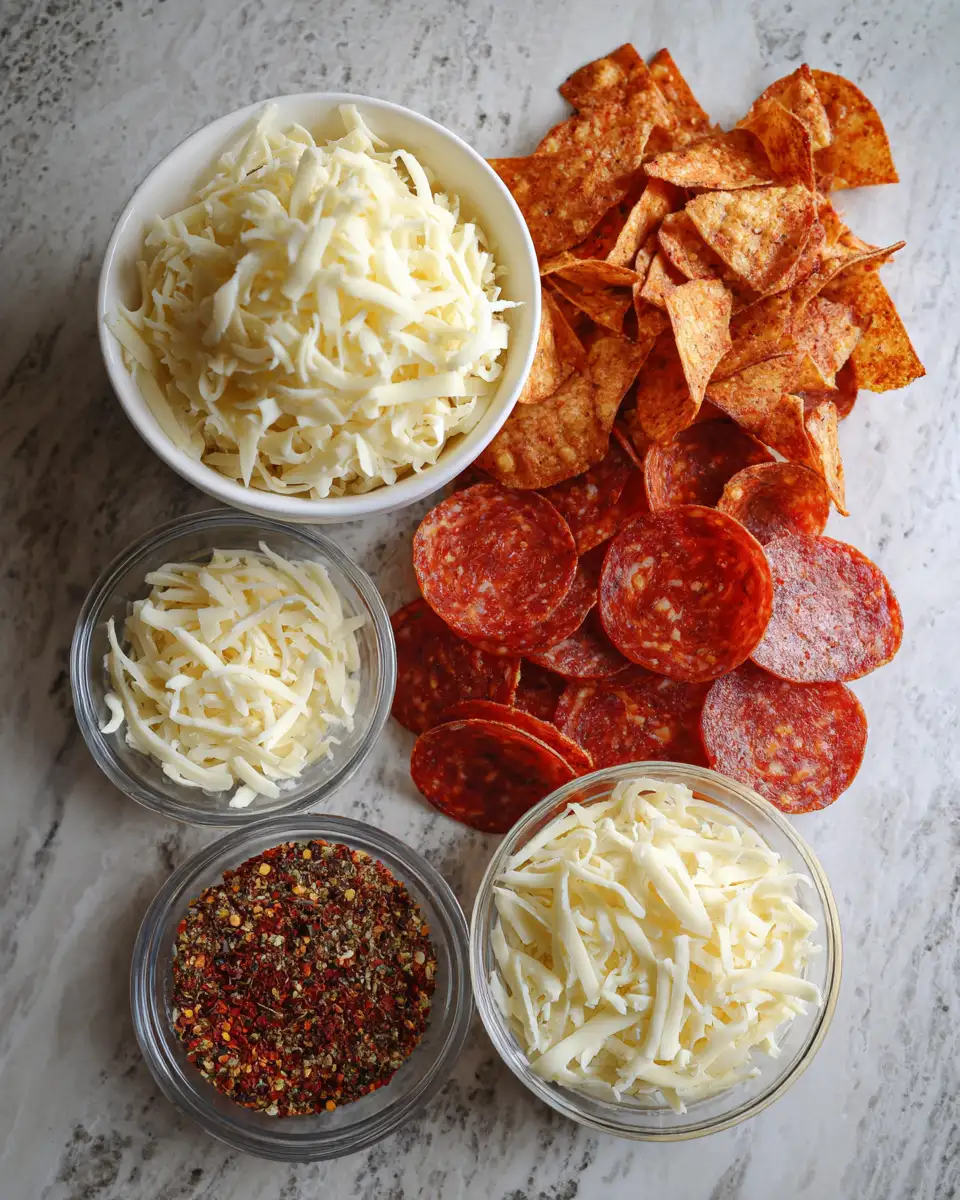 Ingredients for Pepperoni Cheese Chips: Your New Favorite Crunchy Snack