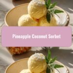 Tropical Bliss: Dive into Pineapple Coconut Sorbet