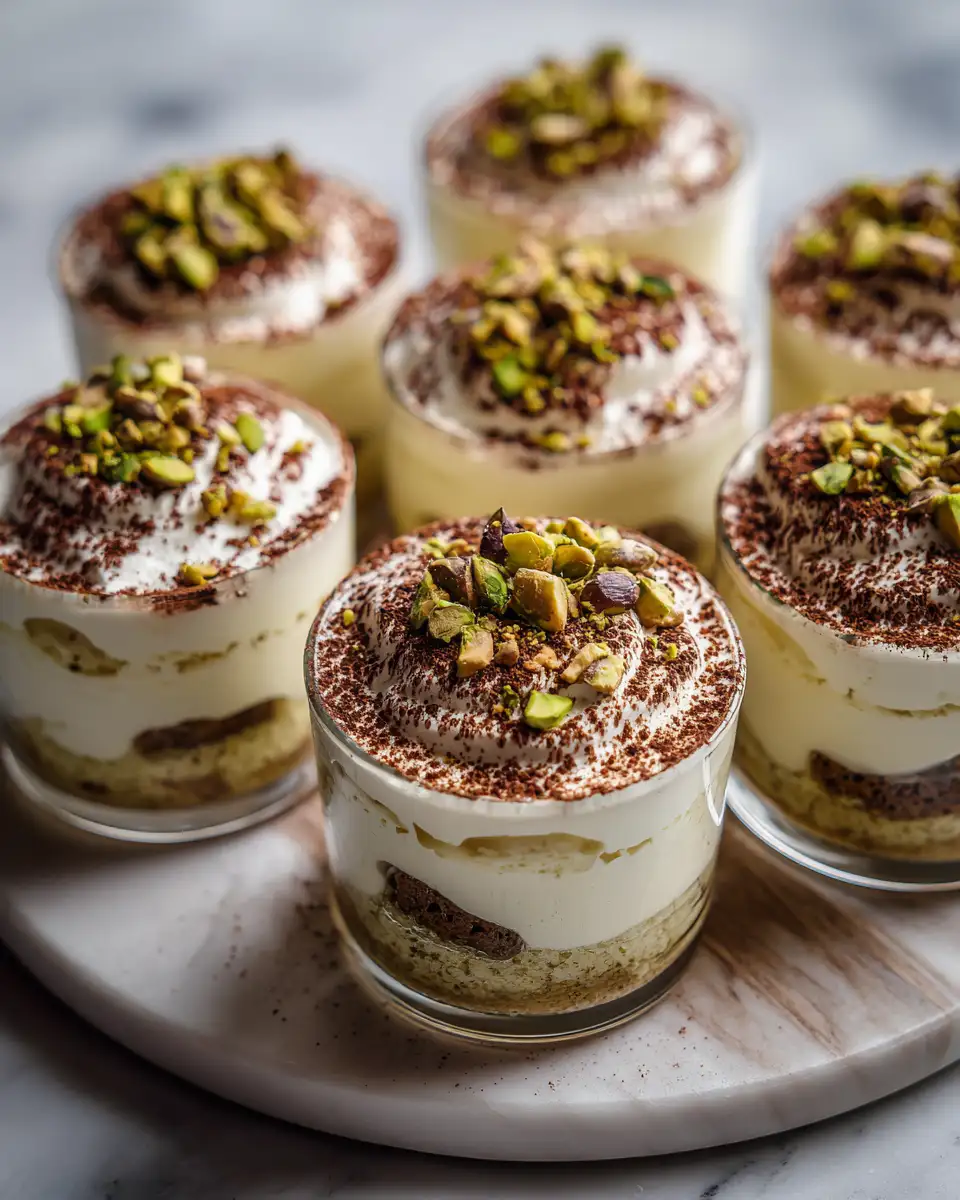 Dreamy Pistachio Tiramisu Cups That Will Steal the Dessert Spotlight 6 Final dish - Dreamy Pistachio Tiramisu Cups That Will Steal the Dessert Spotlight