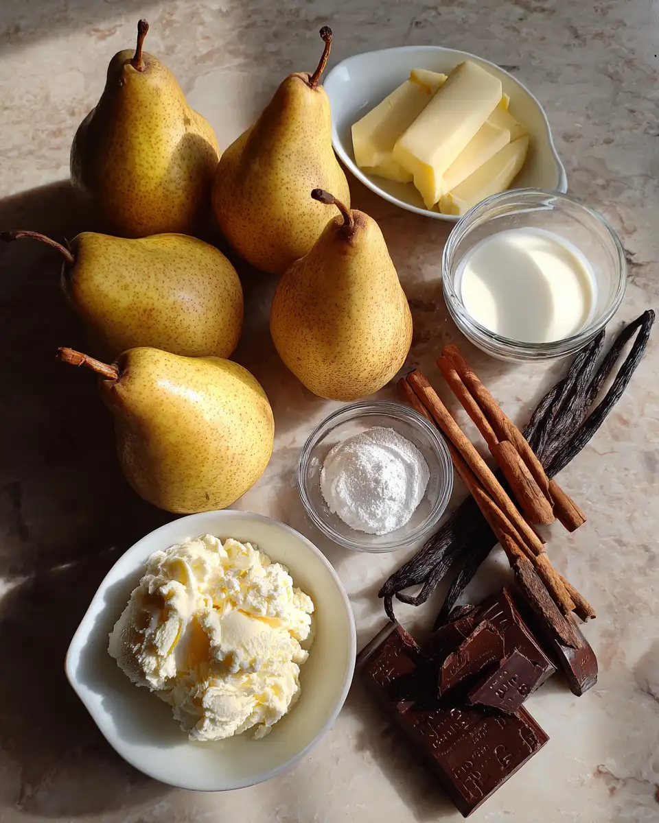 Ingredients for Decadent Delights: Mastering Poires Belle Hélène for a Heavenly Dessert Experience