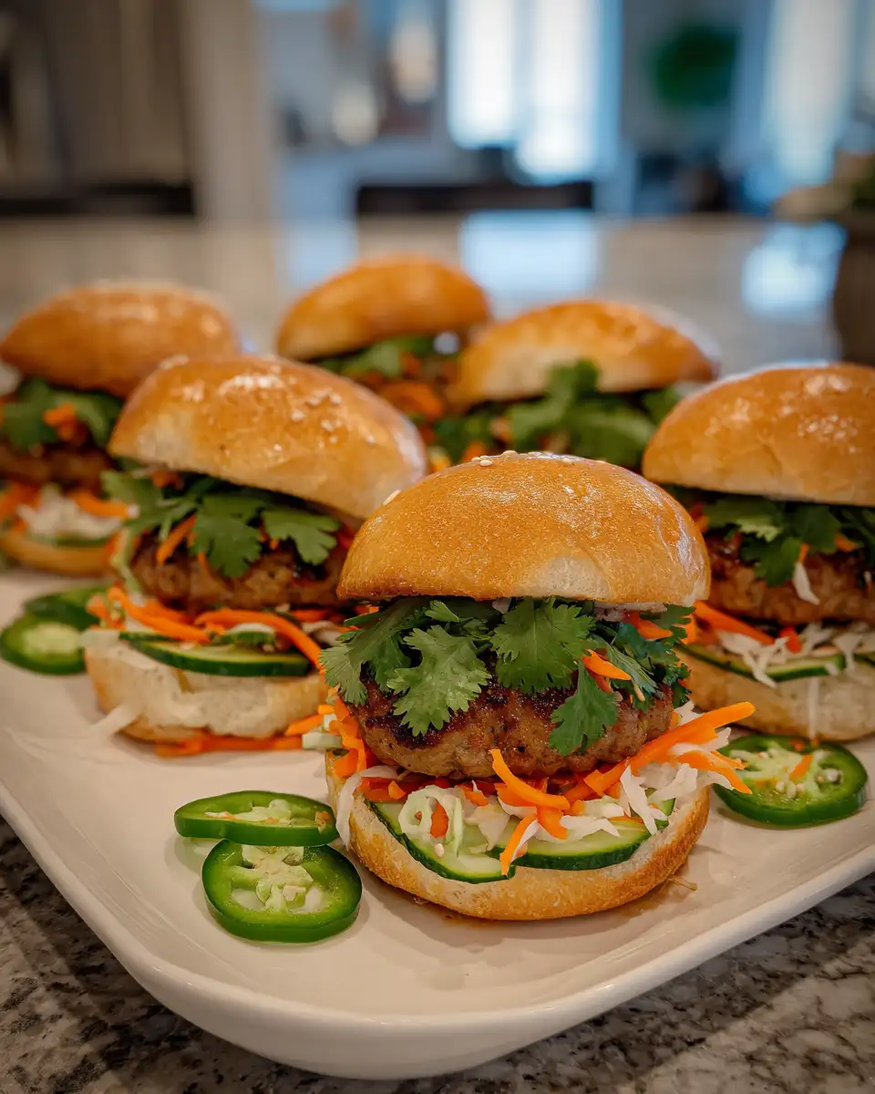 Ingredients for Bite into Bliss: The Ultimate Pork Banh Mi Burger Experience
