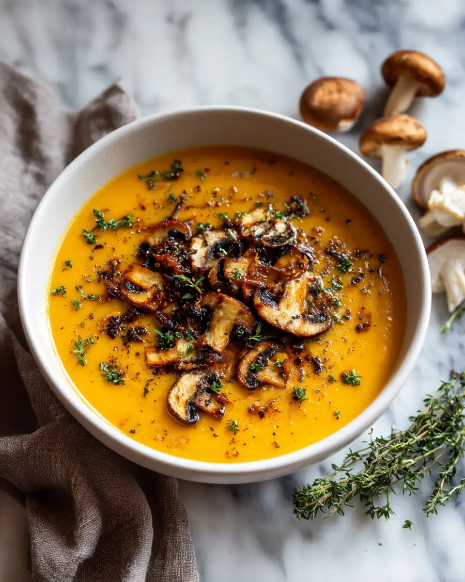 Savor the Flavor of Autumn with Roasted Garlic Mushroom Soup 6 Final dish - Savor the Flavor of Autumn with Roasted Garlic Mushroom Soup