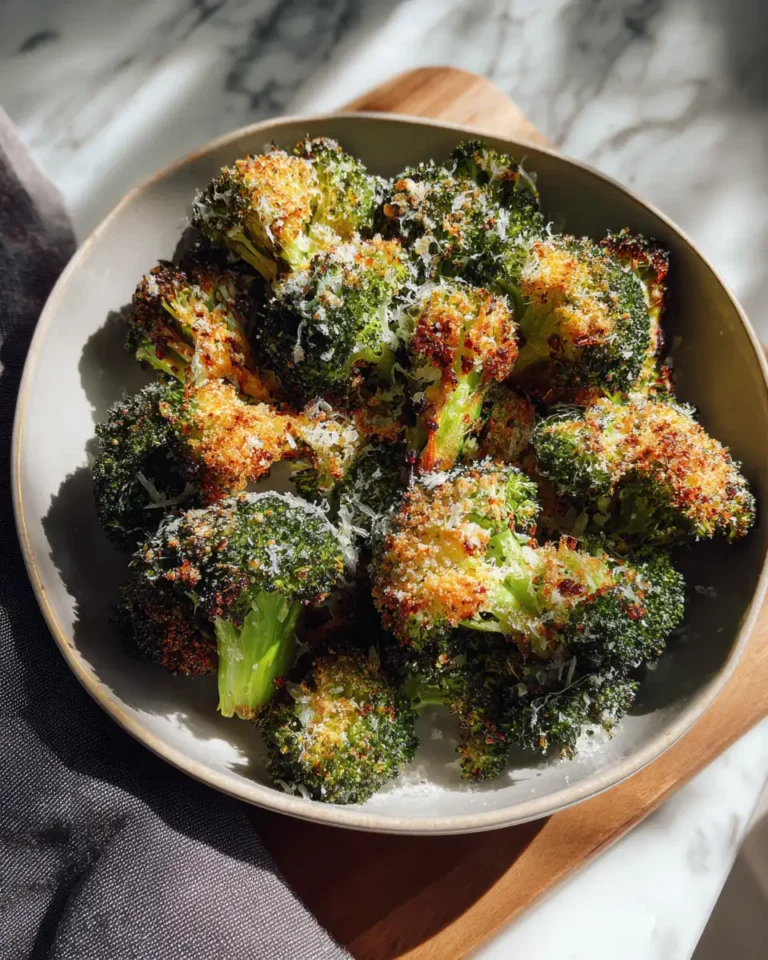 Irresistibly Crispy: Roasted Garlic Parmesan Broccoli Magic - Featured Image