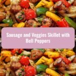 Sizzle and Spice: Sausage and Veggies Skillet with Bell Peppers Delight