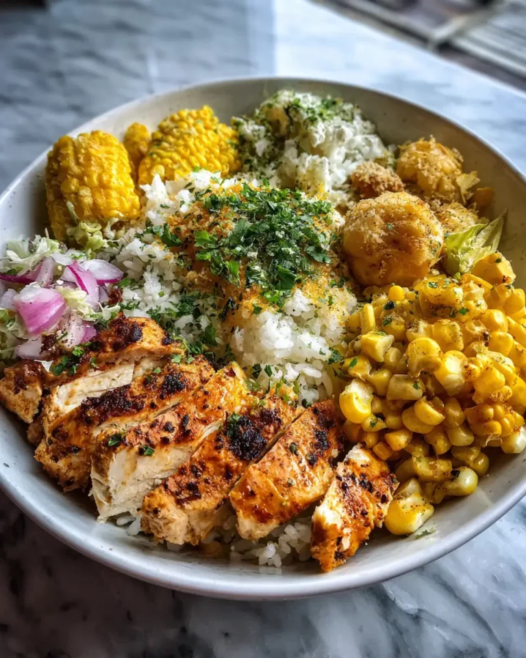 Savor the Flavor: Ultimate Chicken Rice Bowl Meets Street Corn Delight - Featured Image