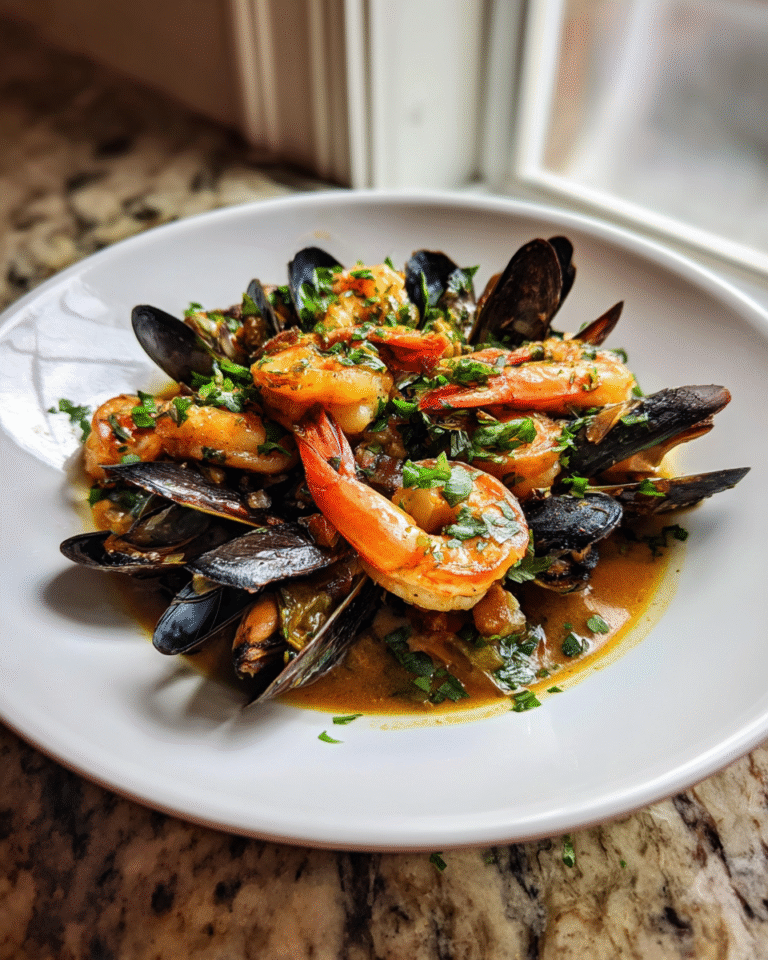 Dive Into Flavor: Irresistible Shrimp and Mussels in Garlic Sauce - Featured Image