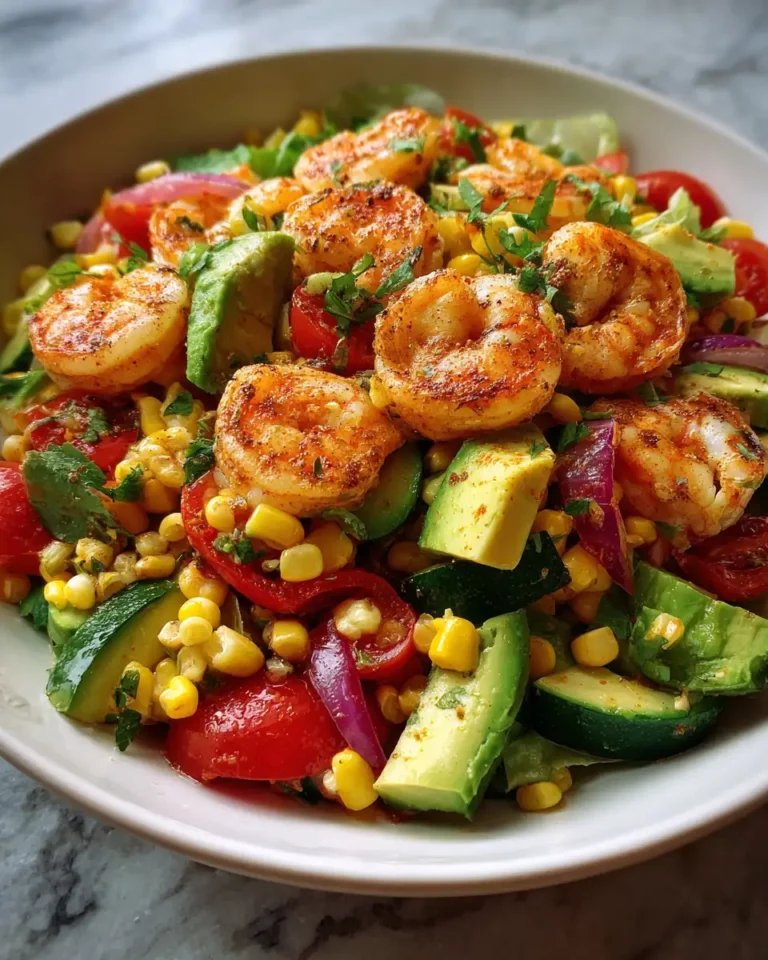 Zesty Shrimp Avocado Corn Salad: A Flavorful Summer Delight - Featured Image