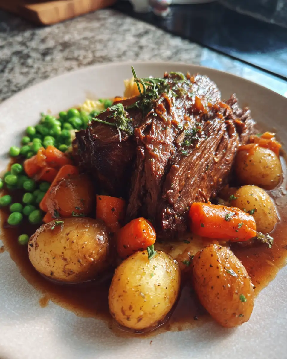 Final dish - Savory Magic: Unleash Comfort with Slow Cooker Beef Pot Roast