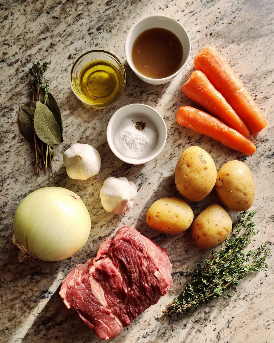 Ingredients for Savory Magic: Unleash Comfort with Slow Cooker Beef Pot Roast