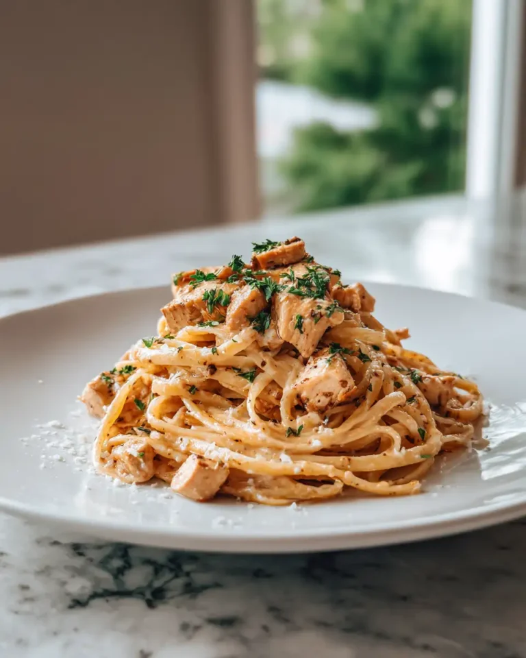 Spice Up Your Pasta Night with Irresistible Spicy Garlic Chicken Alfredo - Featured Image