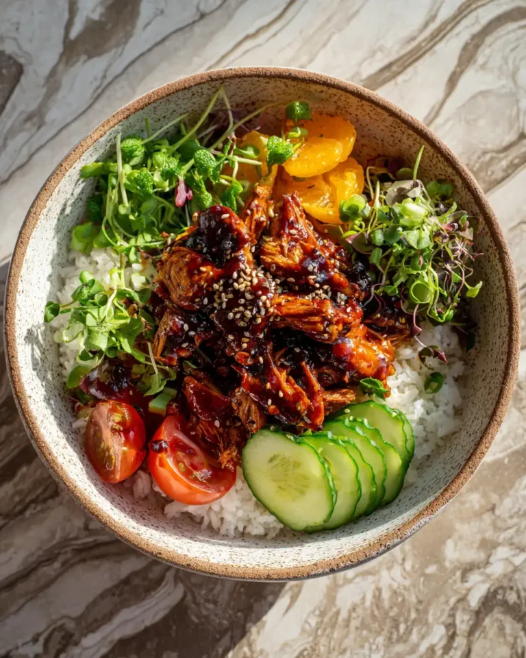 Sticky BBQ Chicken Rice Bowl: A Flavorful Feast in Every Bite - Featured Image