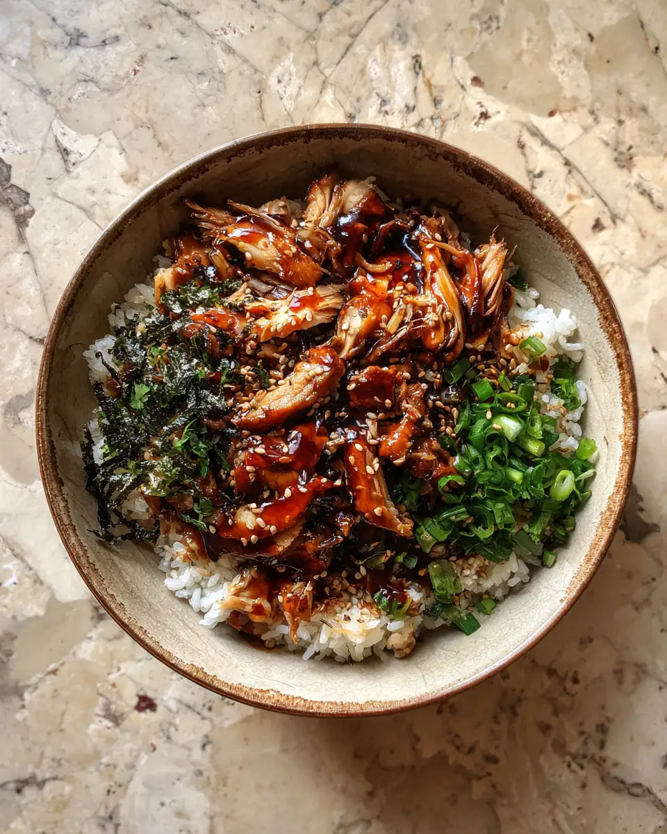 Sticky BBQ Chicken Rice Bowl: A Flavorful Feast in Every Bite 6 Final dish - Sticky BBQ Chicken Rice Bowl: A Flavorful Feast in Every Bite