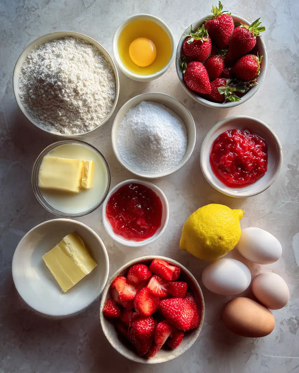 Sweet & Zesty Delight: The Ultimate Strawberry Lemonade Cake Recipe 4 Ingredients for Sweet & Zesty Delight: The Ultimate Strawberry Lemonade Cake Recipe