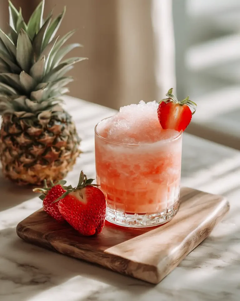 Sip into Paradise with a Strawberry Piña Colada Delight - Featured Image